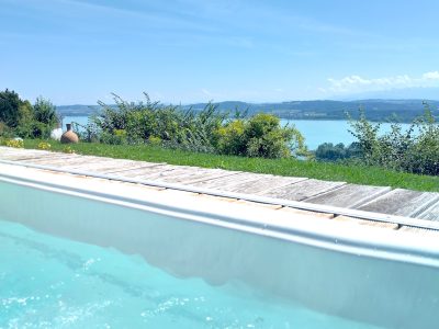 Vue depuis la piscine